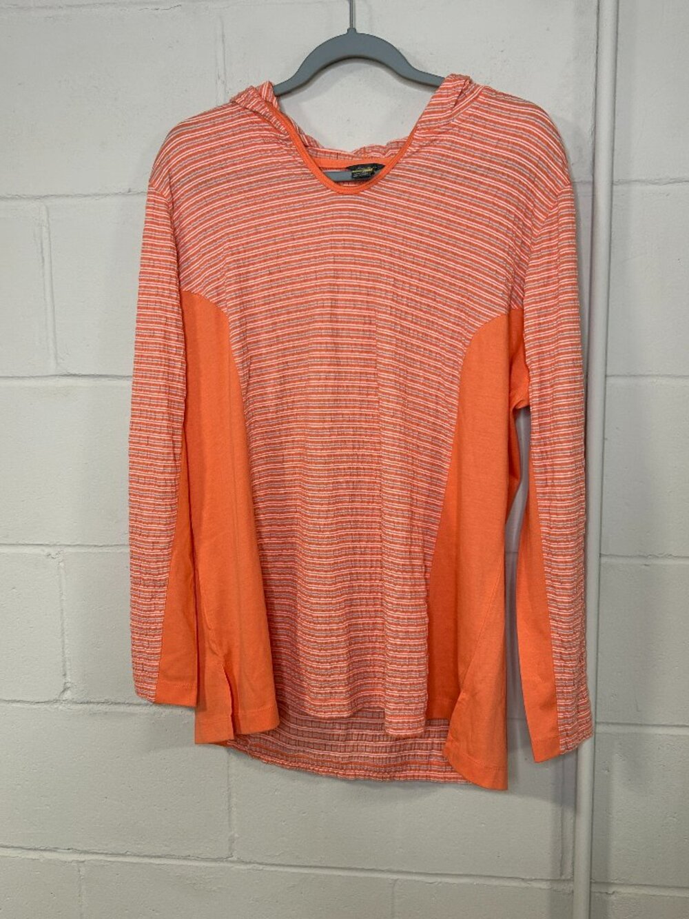 Eddie Bauer Sweater Womens 2XL Pullover Hoodie Travex Texture Casual Lightweight - Picture 1 of 8